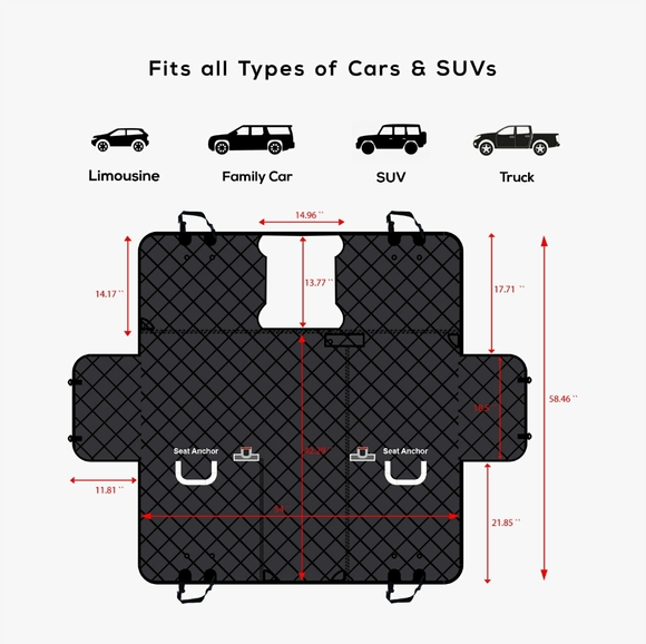 B1G1 50% OFF⭐HOST PICK⭐ Car seat cover for pets! - Picture 5 of 6